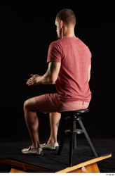 Man White Athletic Male Studio Poses